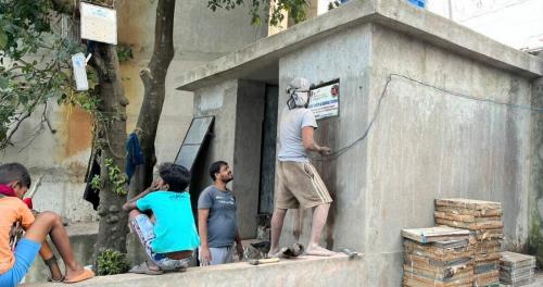 Das Gemeinde- und Nachhilfezentrum in den Slums von Bagar Shalimar