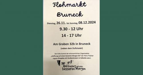 Flohmarkt in Bruneck 26.11. bis 08.12.2024